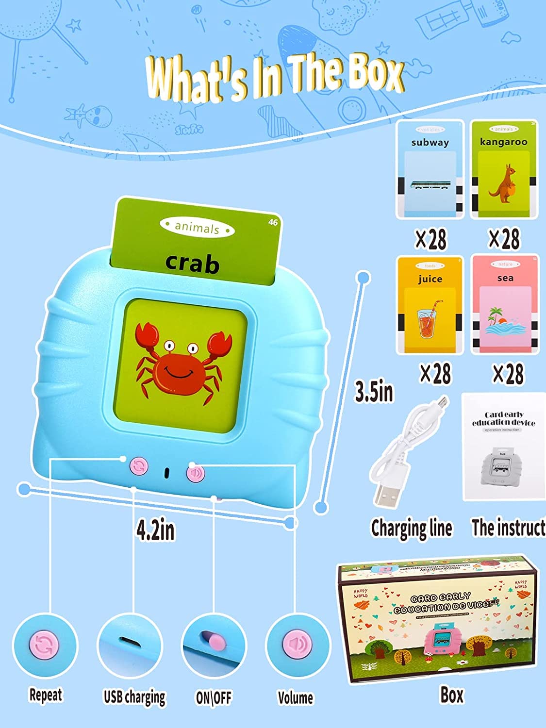 B-Talking Flash Cards Learning